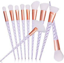 Load image into Gallery viewer, 10PCS White Makeup Brushes Set