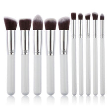 Load image into Gallery viewer, 10 Pcs Golden Makeup Brushes