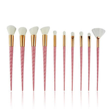 Load image into Gallery viewer, 10PCS White Makeup Brushes Set