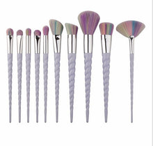 Load image into Gallery viewer, 10PCS White Makeup Brushes Set